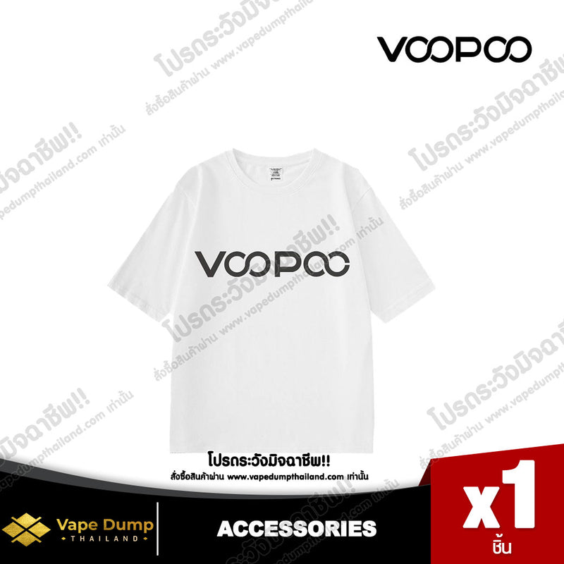 VOOPOO T-SHIRT - เสื้อ Size M สีขาว